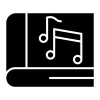 Music Education Glyph Icon vector