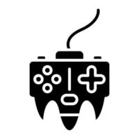 Gamepad Glyph Icon vector