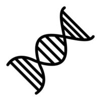 DNA Glyph Icon vector