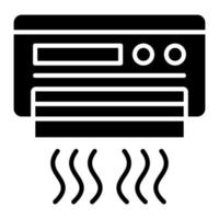 Air Conditioner Glyph Icon vector