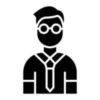 Teacher Glyph Icon vector