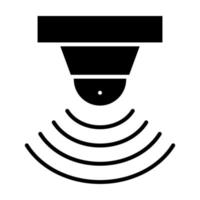 Motion Sensor Glyph Icon vector
