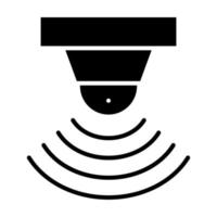 Motion Sensor Glyph Icon vector