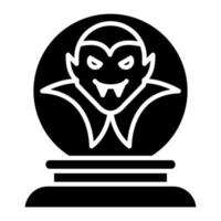 Ectoplasm Glyph Icon vector