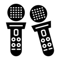 Controller Glyph Icon vector