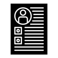 Application Glyph Icon vector