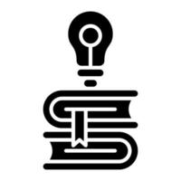 Idea Glyph Icon vector