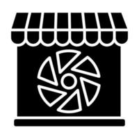 Camera Shop Glyph Icon vector