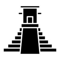 Mesoamerican Glyph Icon vector