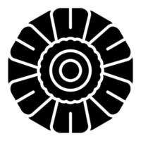 Anemone Glyph Icon vector