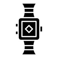 Smart Watch Glyph Icon vector