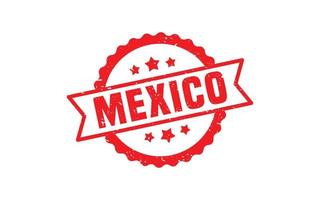 MEXICO stamp rubber with grunge style on white background vector