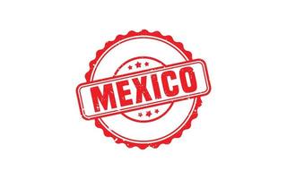 MEXICO stamp rubber with grunge style on white background vector