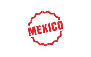 MEXICO stamp rubber with grunge style on white background vector