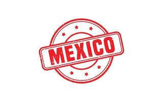 MEXICO stamp rubber with grunge style on white background vector