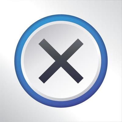 stop button flat icon button vector