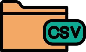 File Csv Vector Icon Design