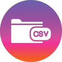 File Csv Vector Icon Design
