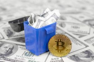 Senseless and thoughtless cash waste in the form of investments in cryptocurrency photo