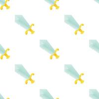 Sword pattern seamless vector