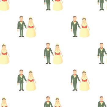 Wedding pattern seamless vector
