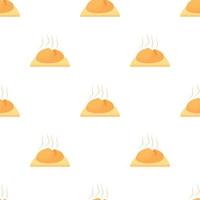 Fresh loaf pattern seamless vector