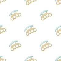 Brass knuckles pattern seamless vector