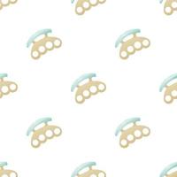 Brass knuckles pattern seamless vector