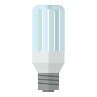 Bulb icon, flat style vector