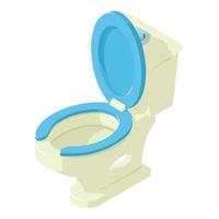 Lavatory icon, isometric style vector