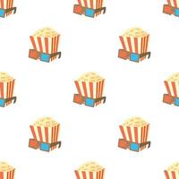 Popcorn pattern seamless vector