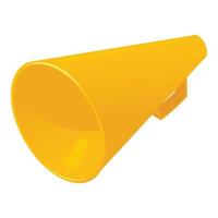 Single megaphone icon, isometric style vector