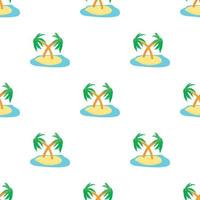 Island pattern seamless vector