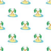 Island pattern seamless vector