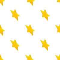 Yellow star pattern seamless vector