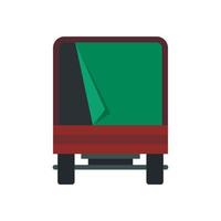 Truck icon, flat style vector