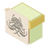 Tattoo concept icon isometric vector. Salon building abstract tattoo sketch icon vector