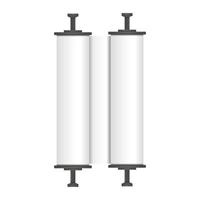 Torah scroll papyrus mockup, realistic style vector