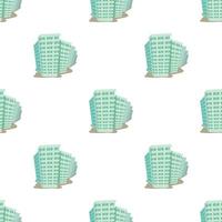 Building pattern seamless vector