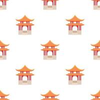 Pagoda pattern seamless vector
