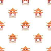 Pagoda pattern seamless vector