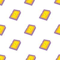 Memory card 8 gb pattern seamless vector