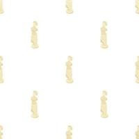 Ancient Greek statue pattern seamless vector