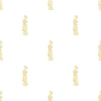 Ancient Greek statue pattern seamless vector