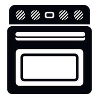Stove icon, simple style vector