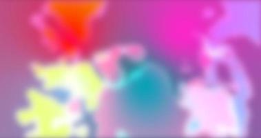 Abstract beautiful multicolored blurred colored smoke melted iridescent lava lamp bubbles on a gradient background photo