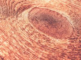 Brown wood texture of natural wood from x planks with knots, close-up view. The background photo