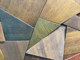 Wood triangular Abstract polygonal background from wooden, 3d photo