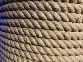 Rope texture, nautical abstract background photo