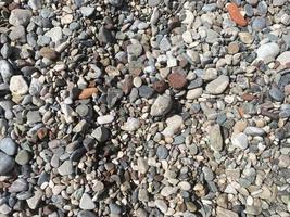 Pebbles texture background. Terrazzo texture background photo